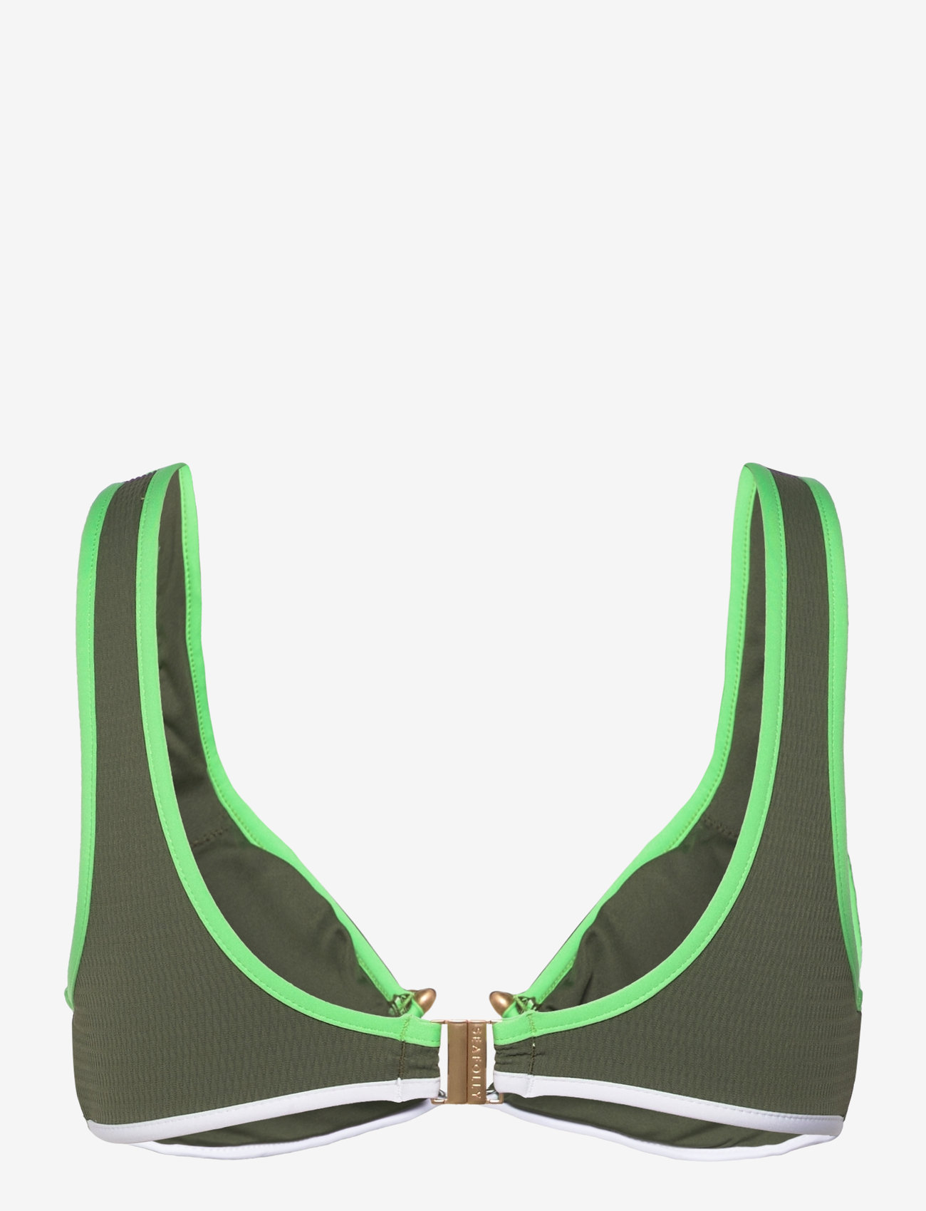 Seafolly - Beach Bound Ring Front Tank - dreieck-bikini-oberteile - khaki - 1