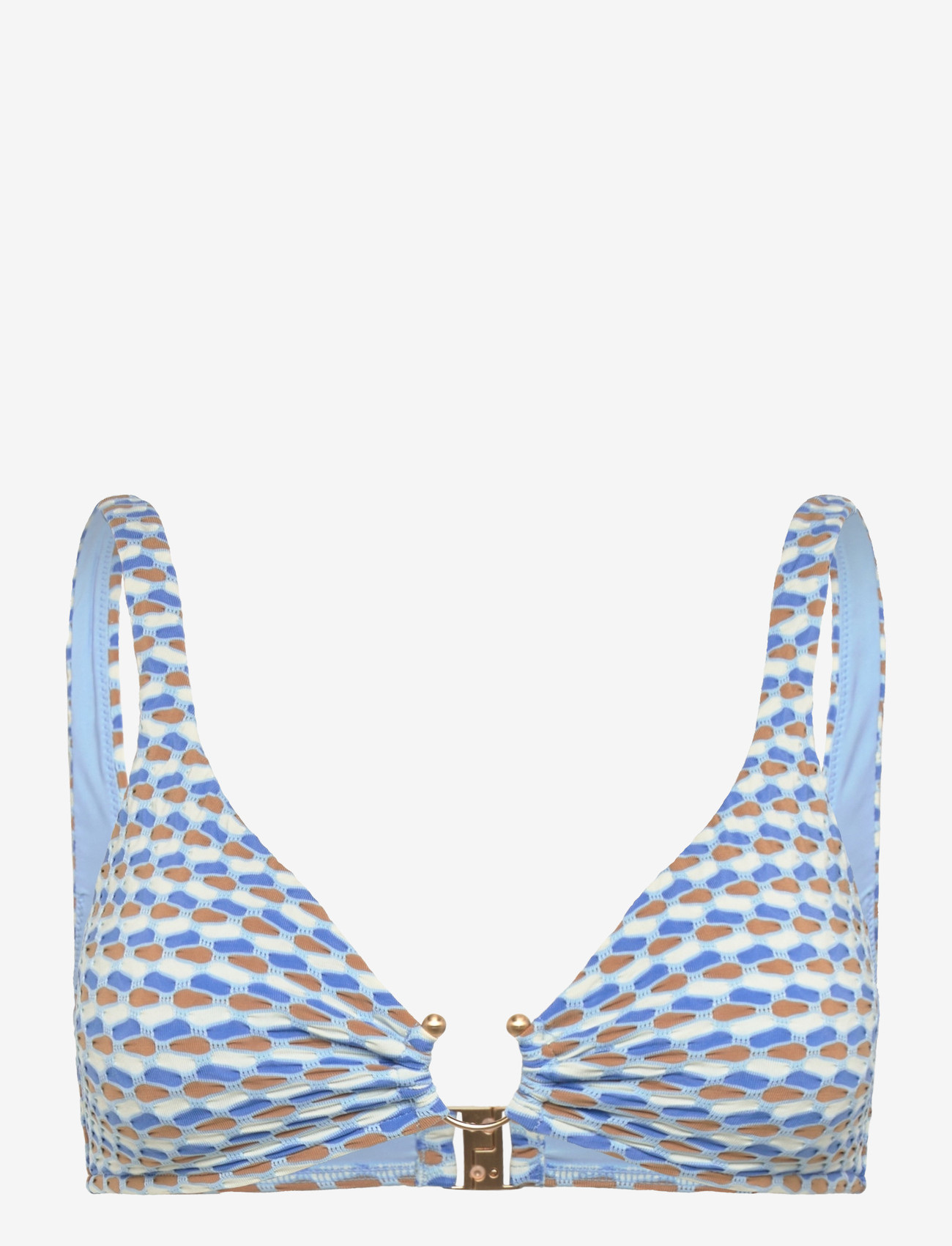 Seafolly - Ring Front Tank - triangle bikinis - powder blue - 0