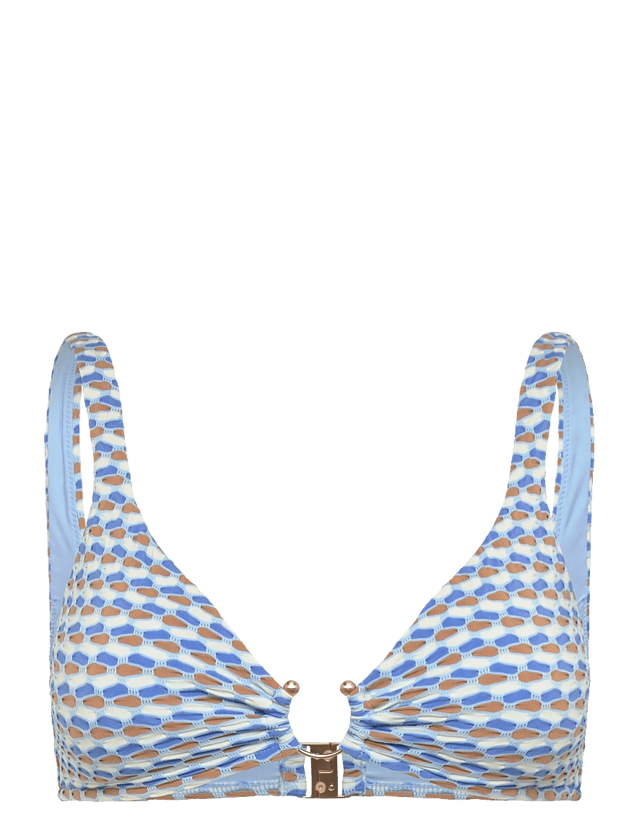 Seafolly - Ring Front Tank - triangelformad bikinis - powder blue - 1
