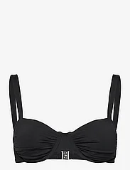 Seafolly - S.Collective Ruched Underwire Bra - bikinitoppe med bøjle - black - 0