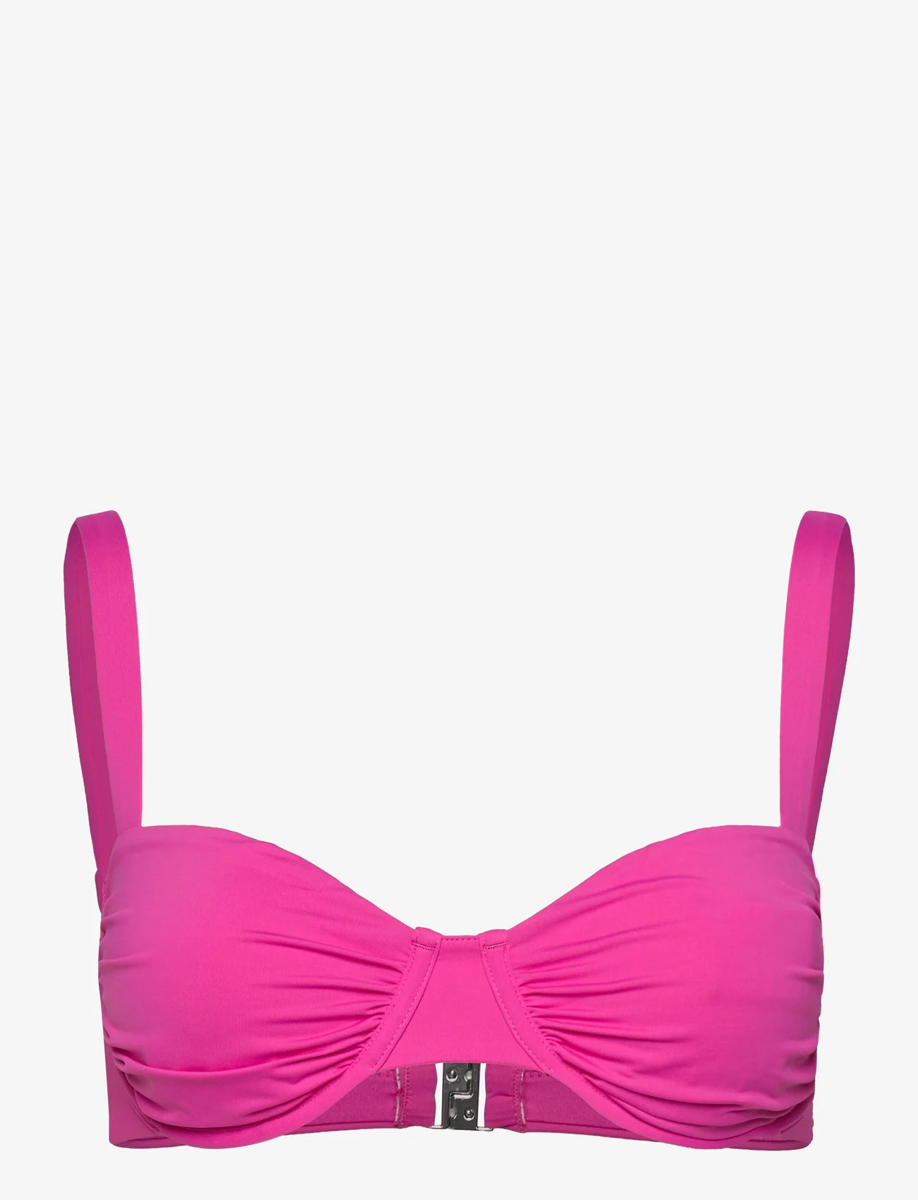 Seafolly - S.Collective Ruched Underwire Bra - vielutėmis sutvirtintos bikinio liemenėlės - hot pink - 0