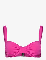 Seafolly - S.Collective Ruched Underwire Bra - bikinitoppar med bygel - hot pink - 0