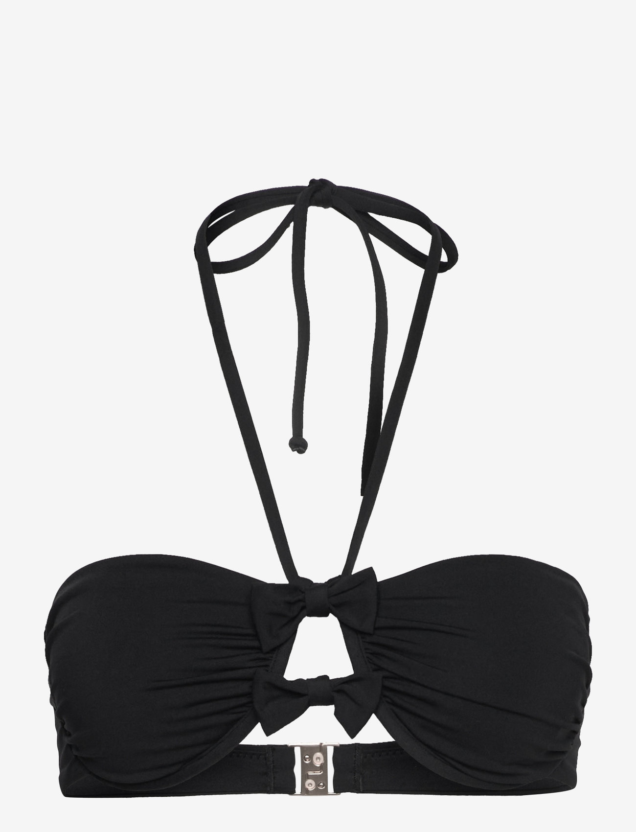 Seafolly - Beau Ruched Underwire Bra - bandeau bikini - black - 1