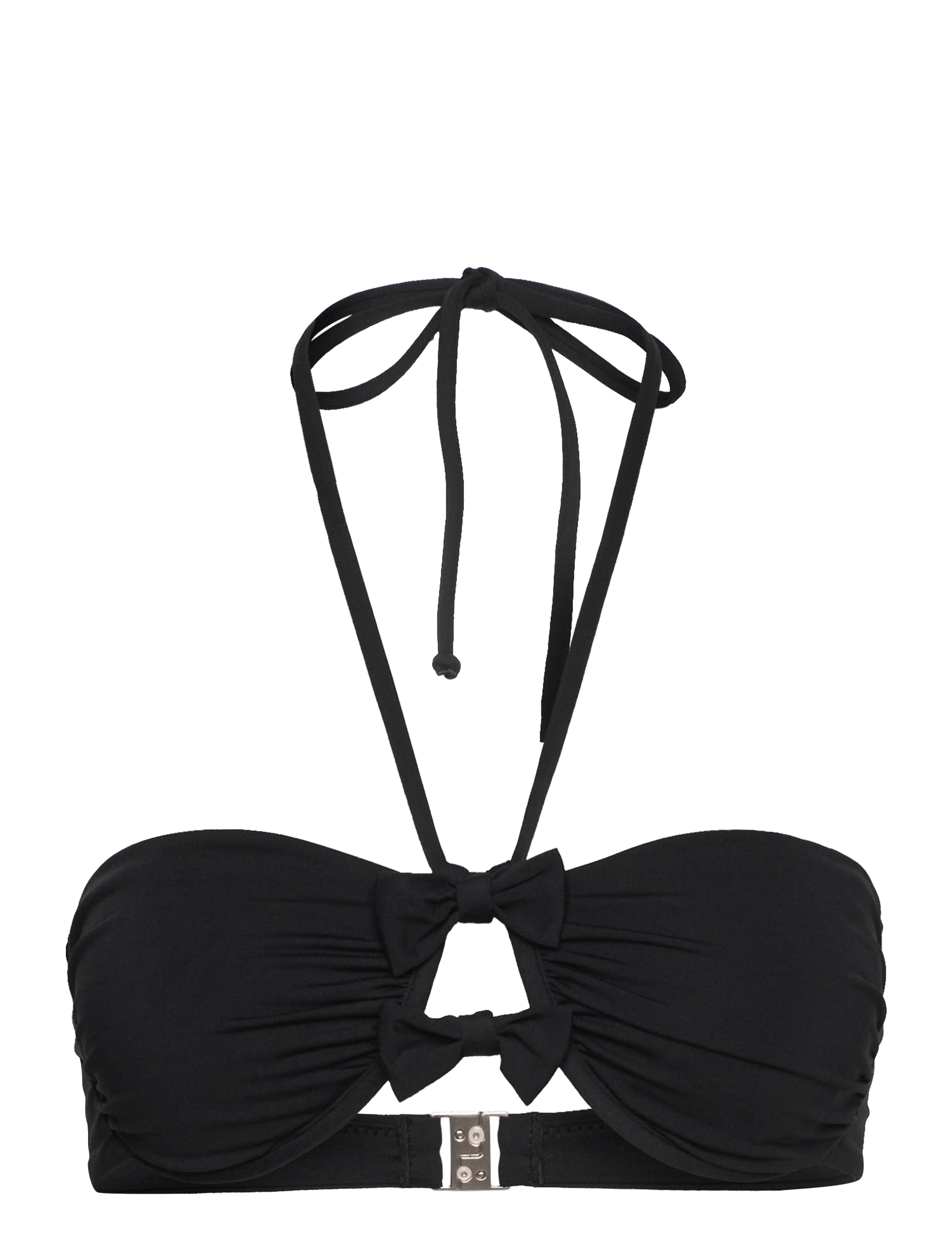 Seafolly Beau Ruched Underwire Bra - Seafolly - BLACK / black