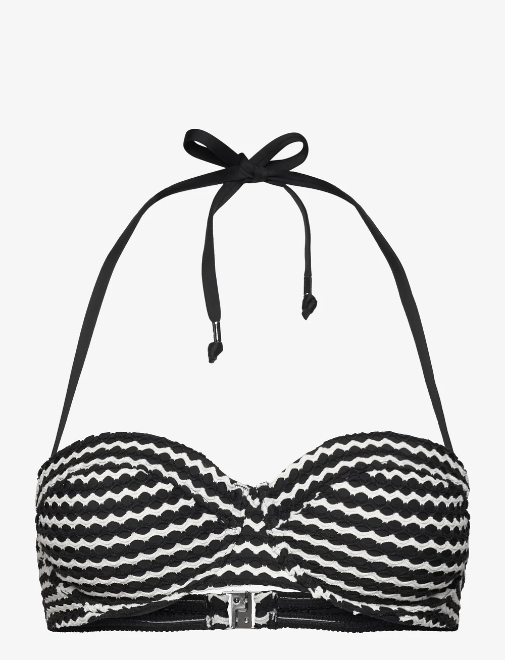Seafolly - Mesh Effect Bustier Bra - bandeaubikinier - black - 1