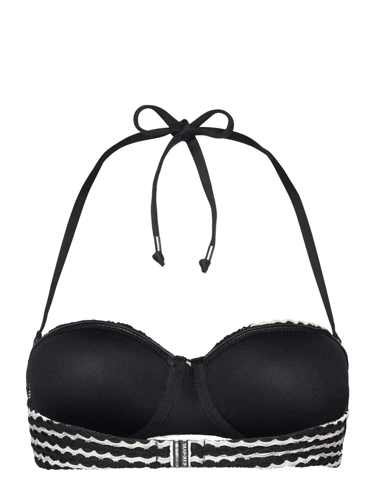 Seafolly - Mesh Effect Bustier Bra - paelast bikiinide ülaosad - black - 2