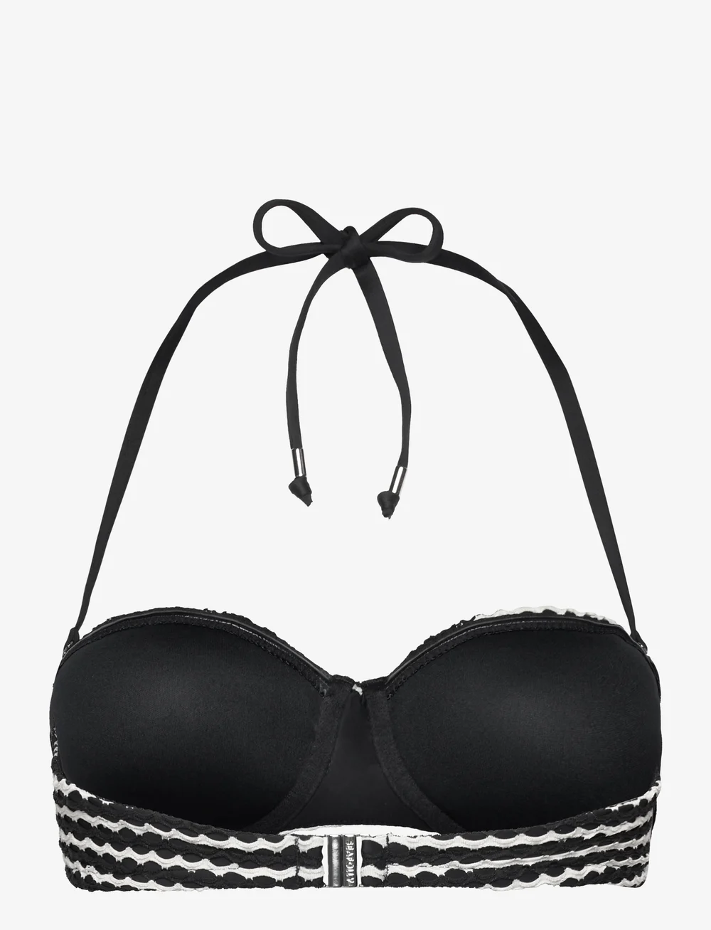 Seafolly - Mesh Effect Bustier Bra - bandeaubikinier - black - 2