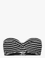 Seafolly - Mesh Effect Bustier Bra - bikinio liemenėlės su kaspinėliais - black - 2