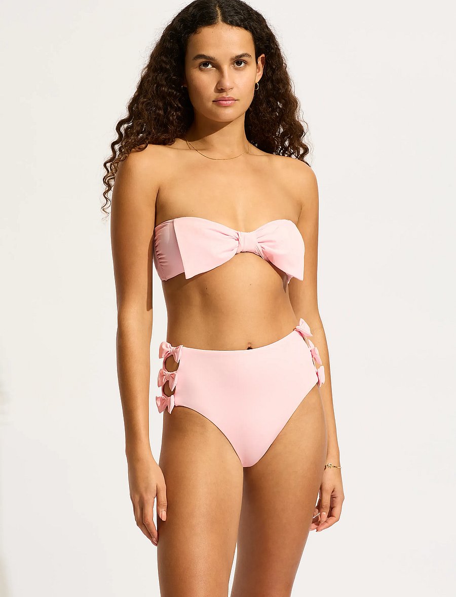 Seafolly - Beau Bow Front Bandeau - bandeau-bikinis - blossom - 0