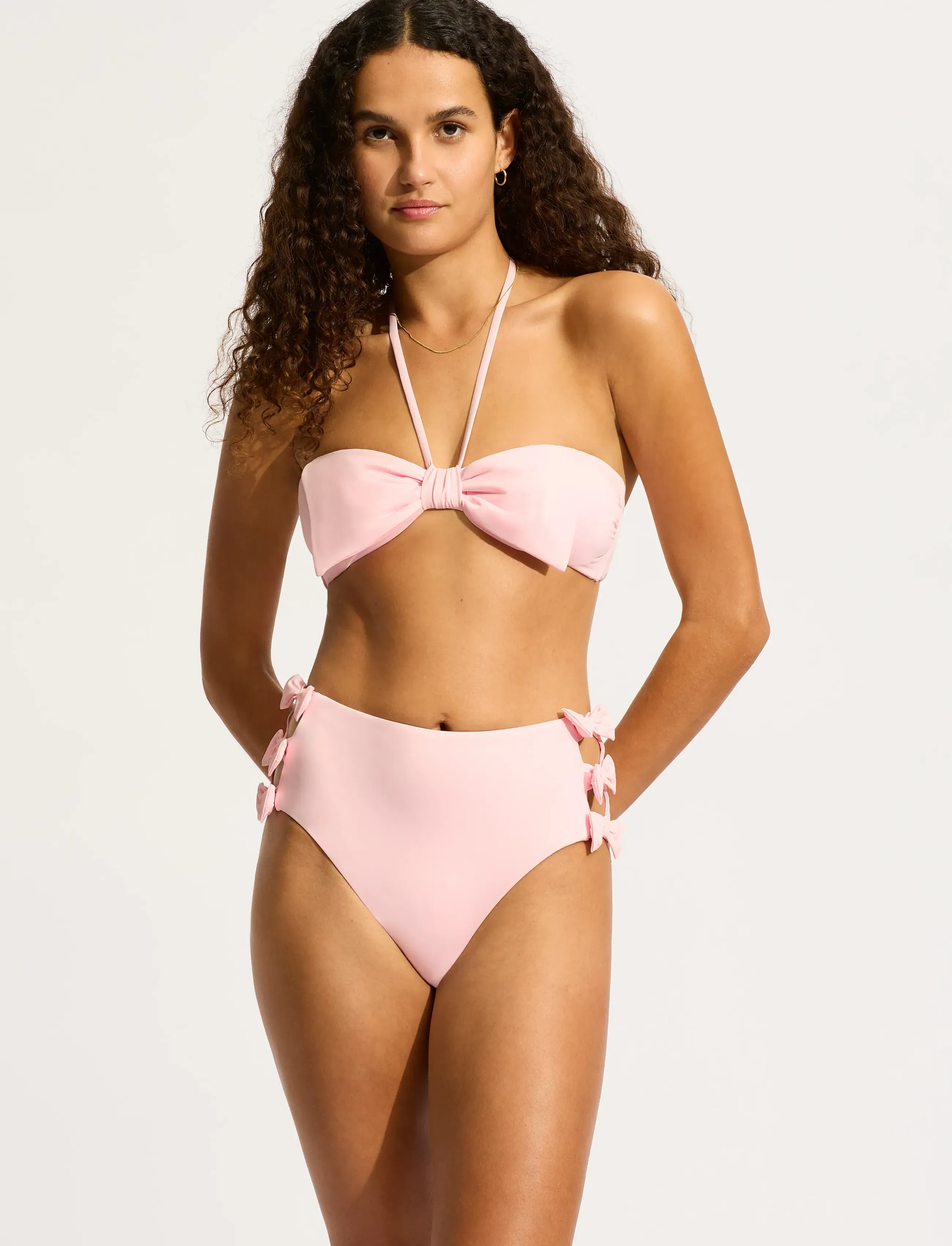 Seafolly - Beau Bow Front Bandeau - blossom - 4