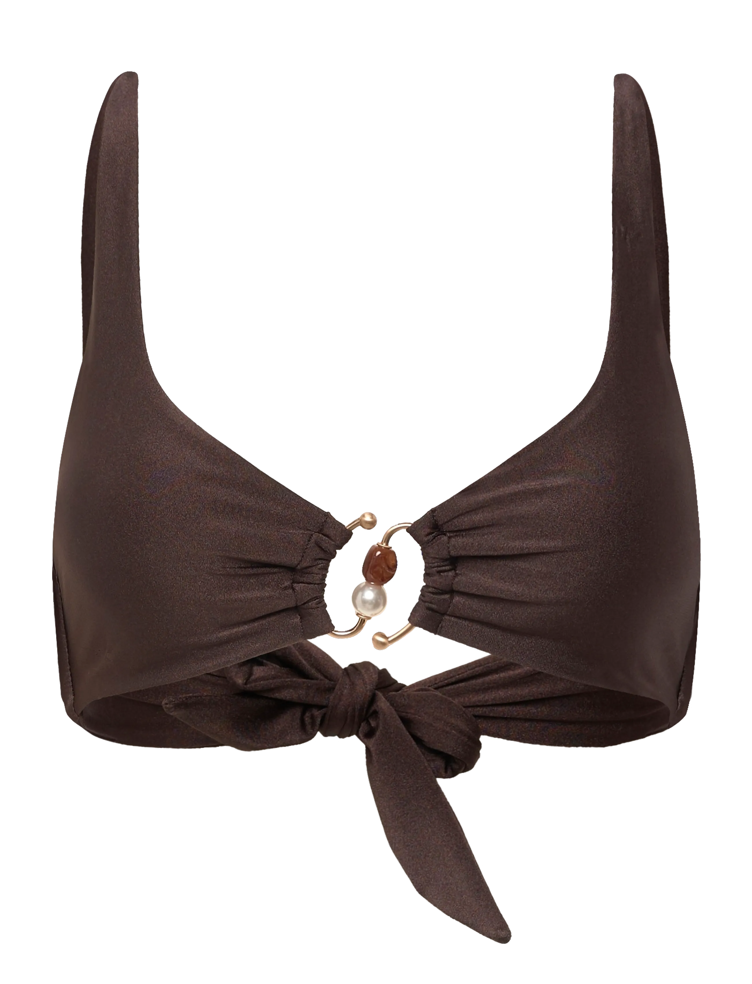 Seafolly Multi Fit Longline Tri Bra - Seafolly - SEPIA / brown