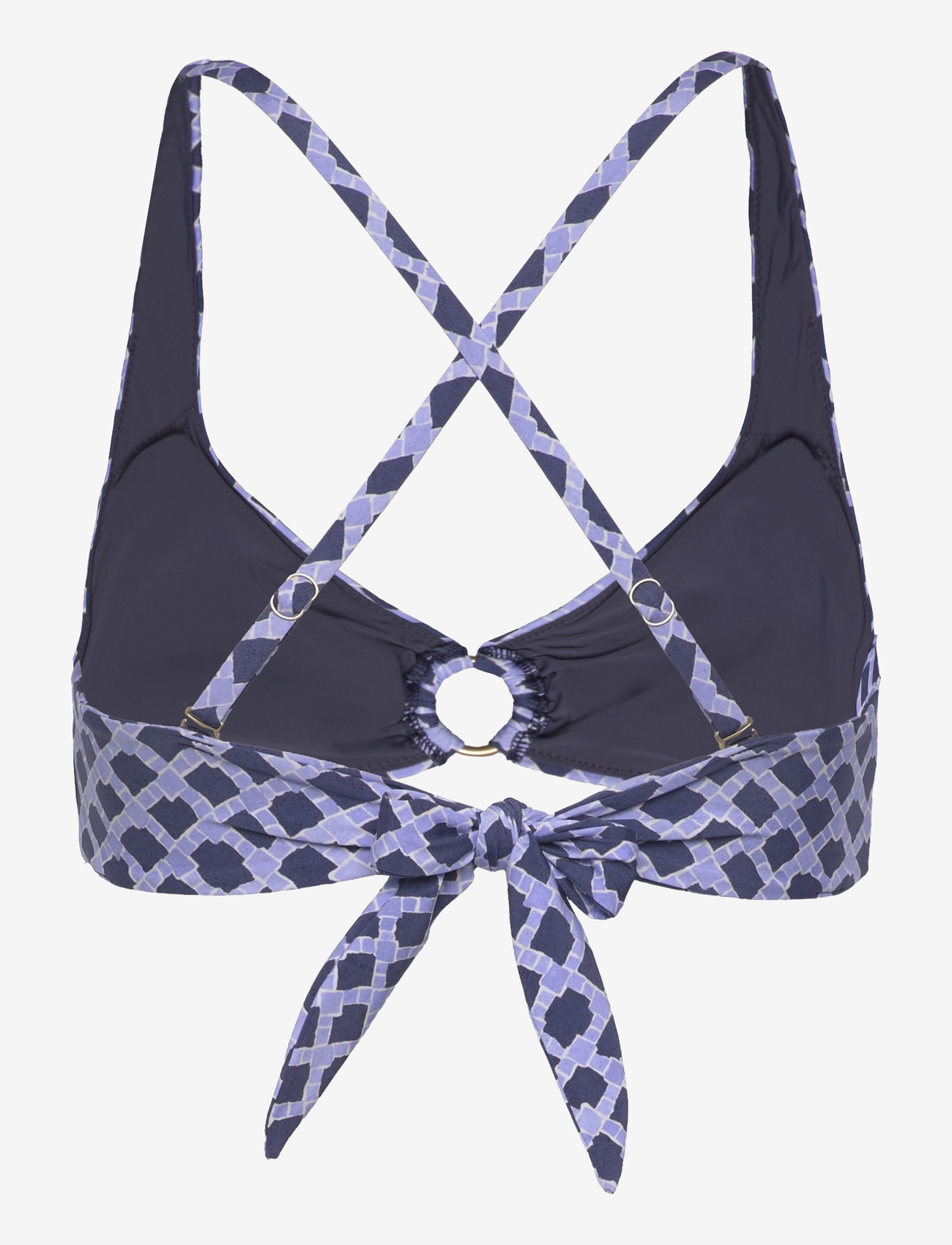 Seafolly - Multi Fit Longline Tri Bra - trekantsbikinier - blue indigo - 1