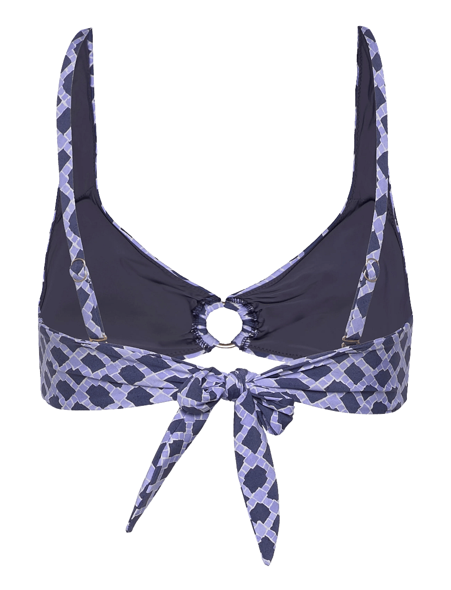 Seafolly - Multi Fit Longline Tri Bra - trekantsbikinier - blue indigo - 3