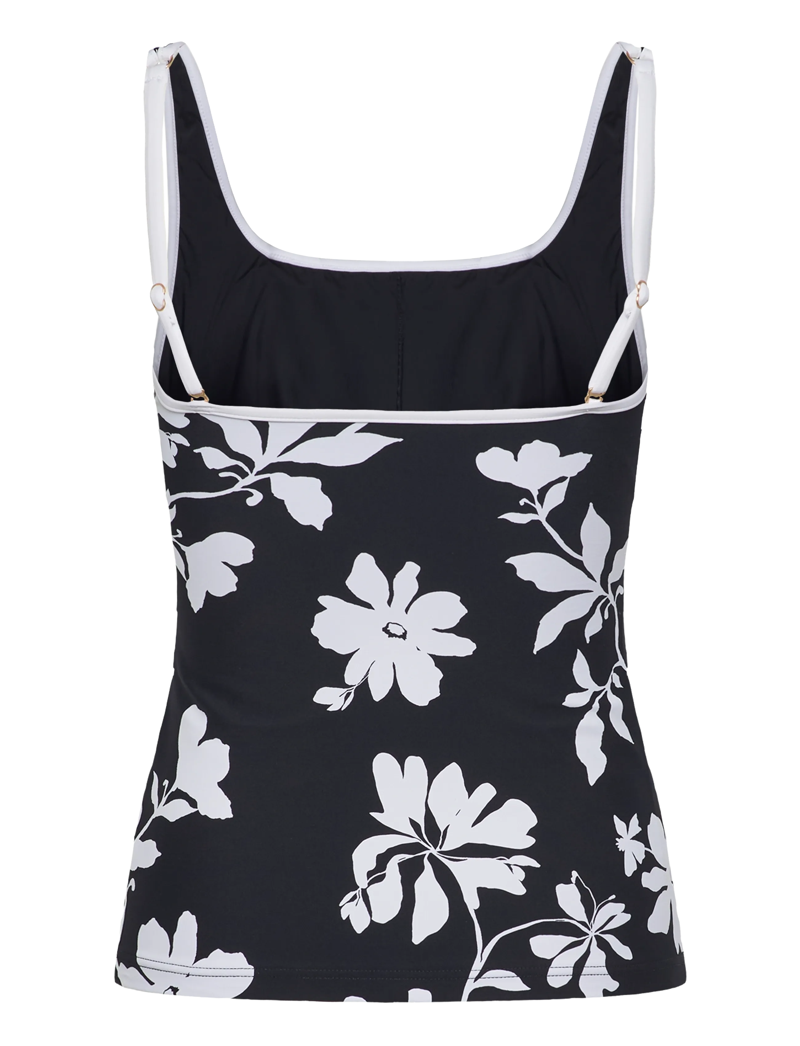 Seafolly - Square Neck Tankini - tankiinid - black - 2