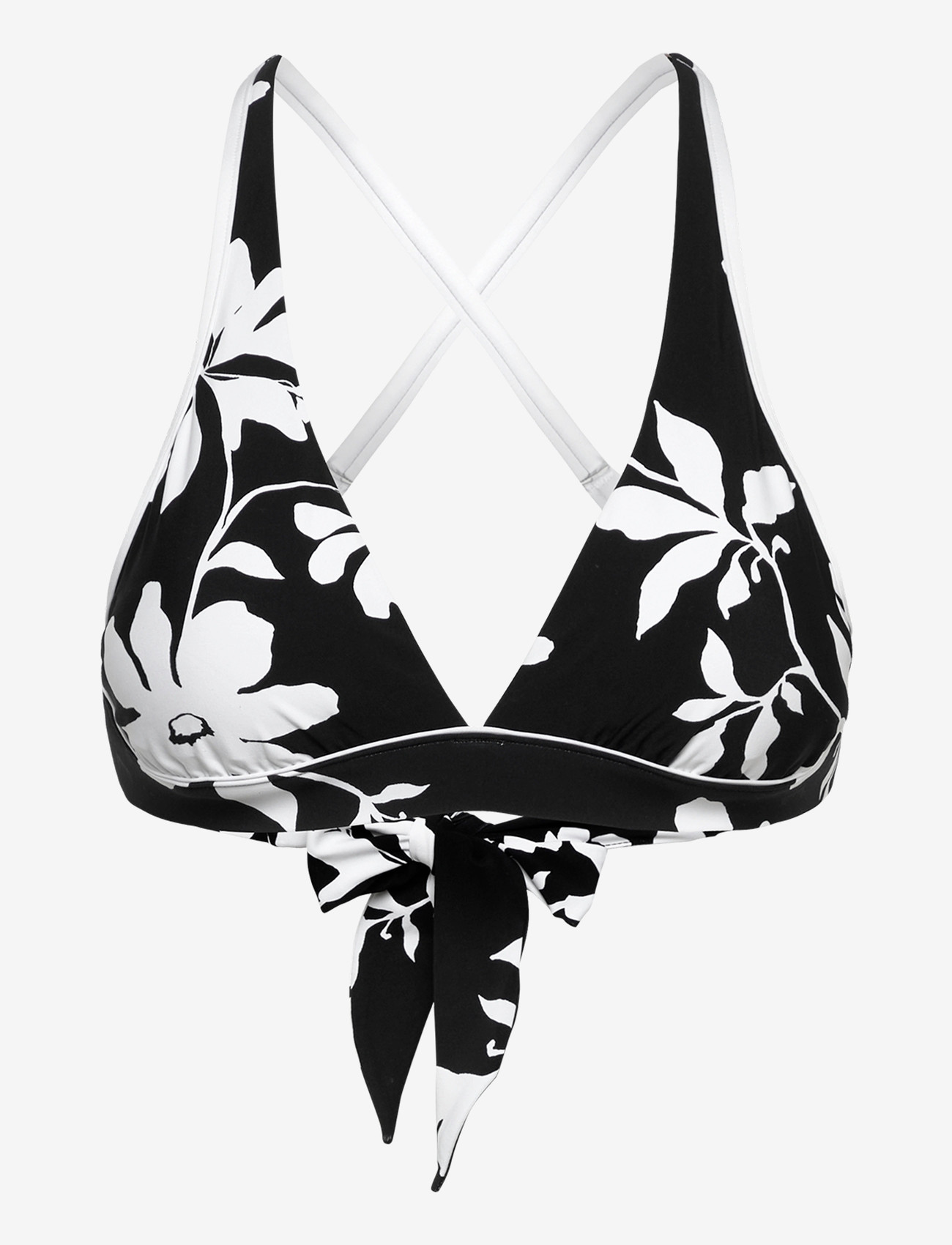 Seafolly - Multi Fit Longline Tri - dreieck-bikini-oberteile - black - 1