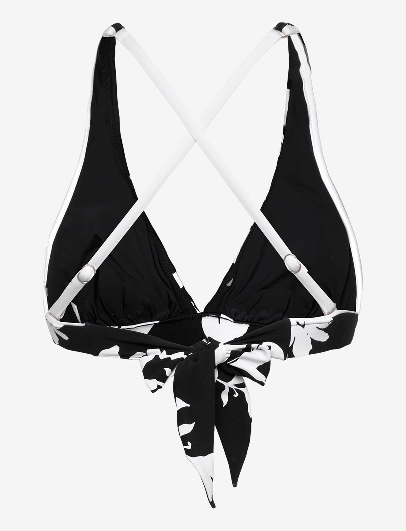 Seafolly - Multi Fit Longline Tri - dreieck-bikini-oberteile - black - 2