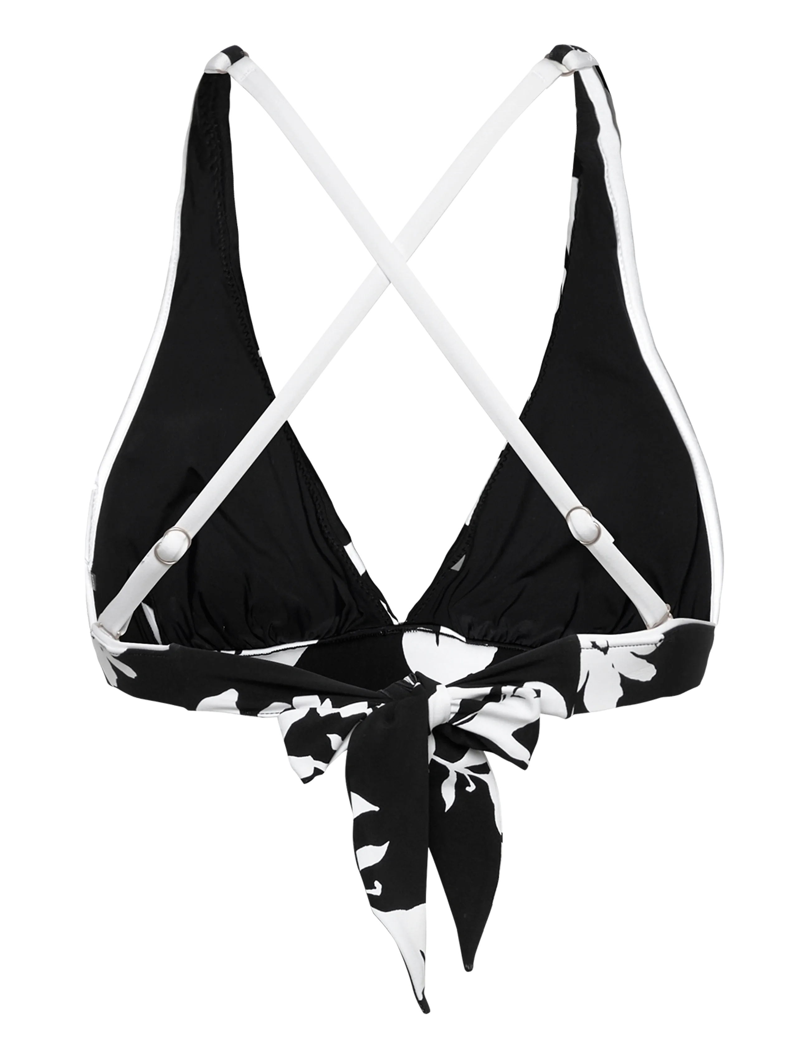 Seafolly - Multi Fit Longline Tri - trekantsbikinier - black - 2