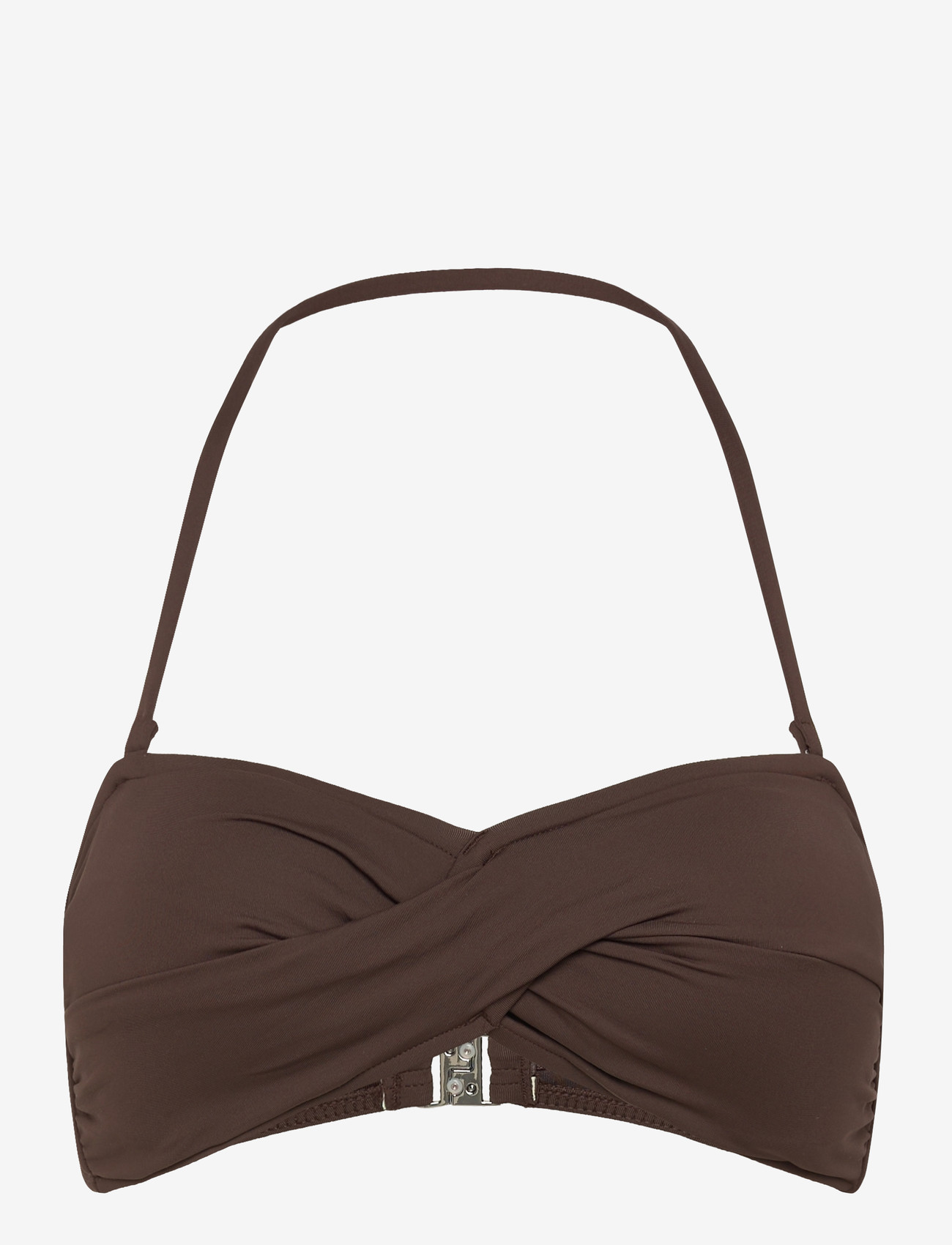 Seafolly - S.Collective Twist Bandeau - bandeau bikini - dark choc - 0