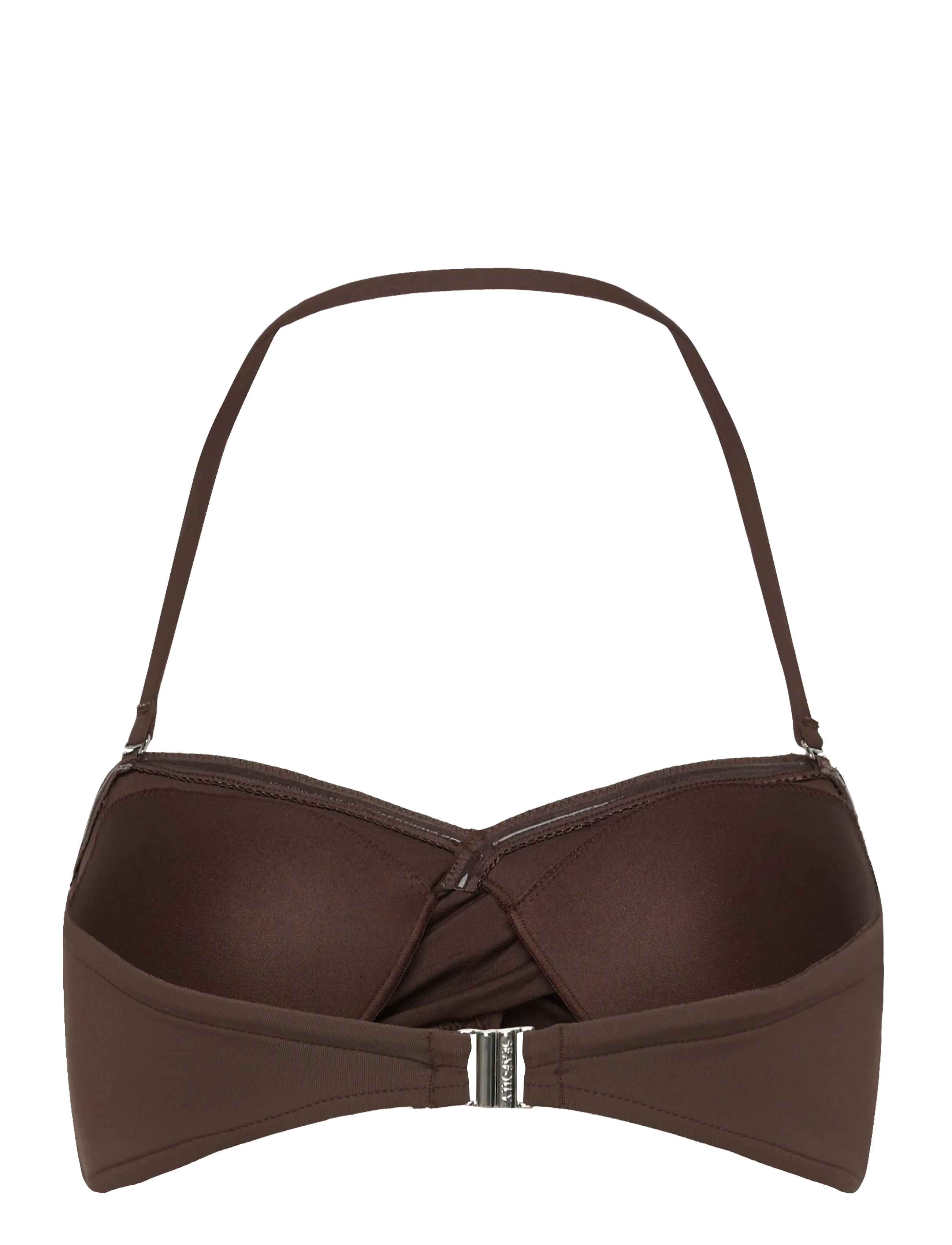 Seafolly - S.Collective Twist Bandeau - bandeau-bikini-oberteile - dark choc - 1
