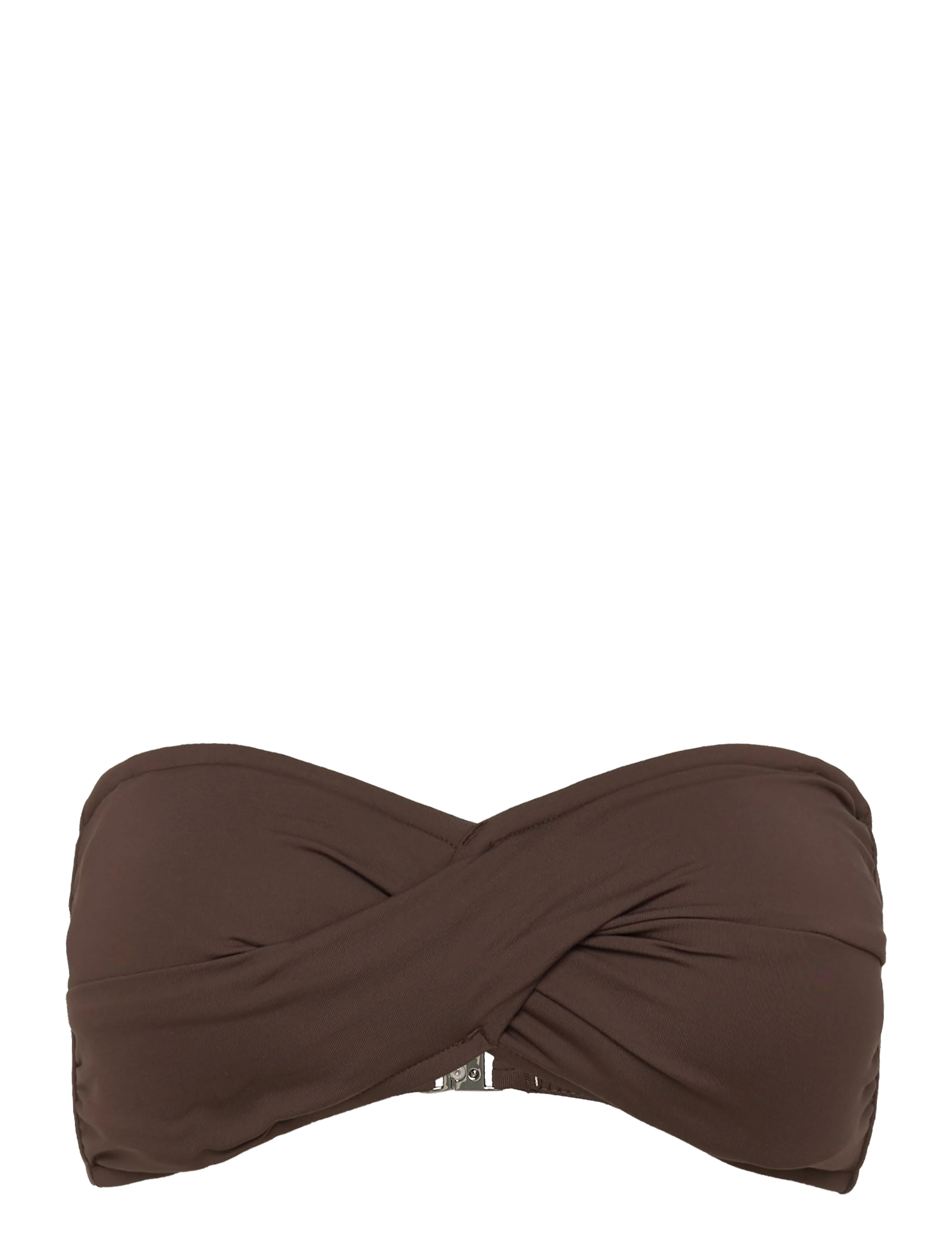 Seafolly - S.Collective Twist Bandeau - bandeau-bikini-oberteile - dark choc - 2