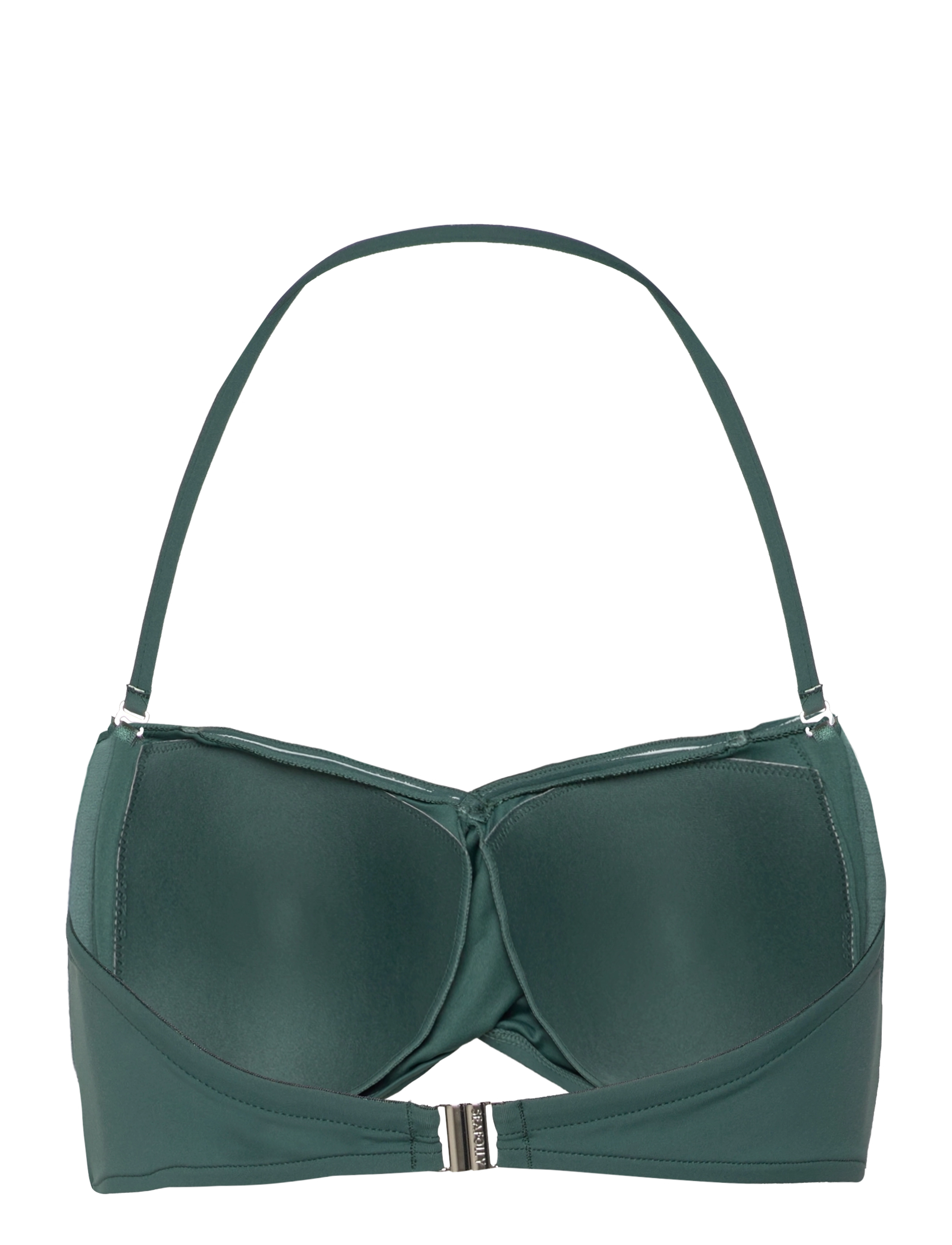 Seafolly - S.Collective Twist Bandeau - bandeau-bikinis - evergreen - 1