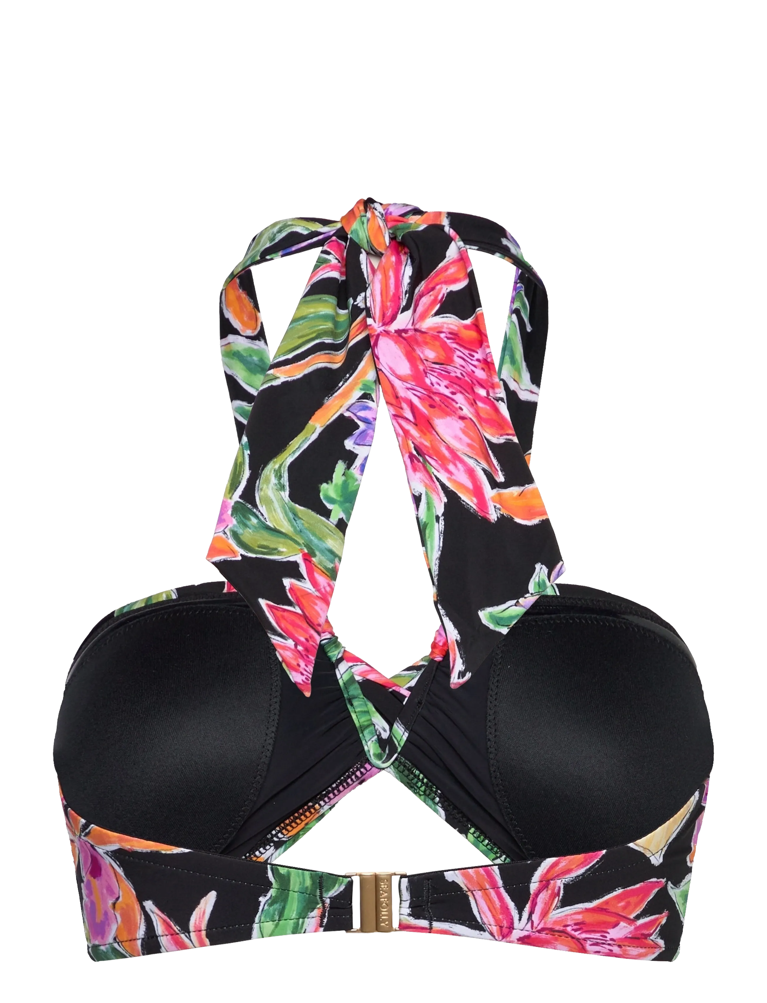Seafolly - Halter Bandeau - bandeau-bikini-oberteile - black - 1