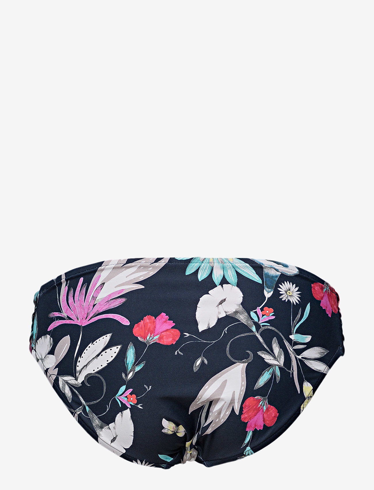 Seafolly - FlowerFestival RuchedSideRetro - bikinio kelnaitės - indigo - 1