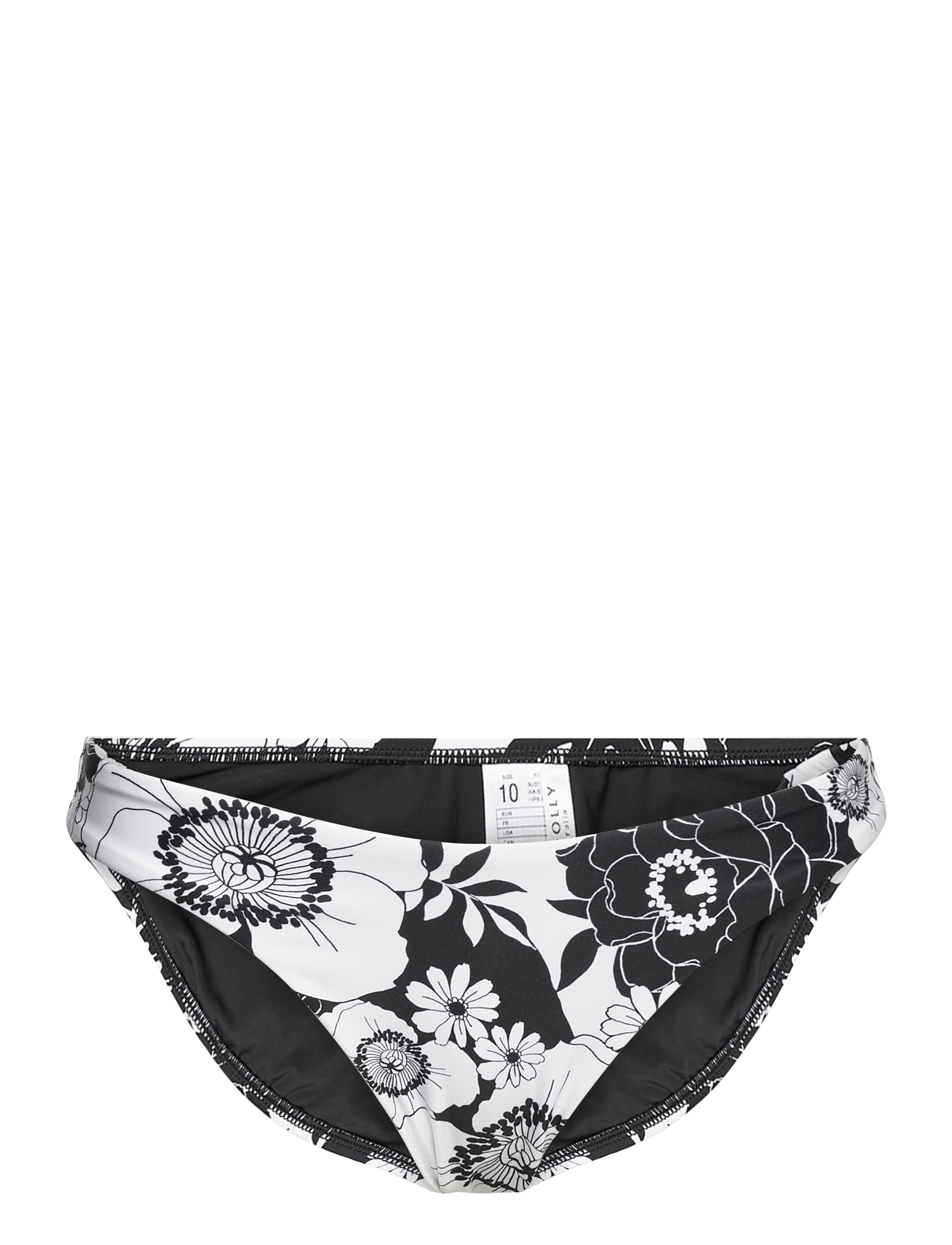 Seafolly SummerOfLove High Cut Pant - Seafolly - BLACK / multi