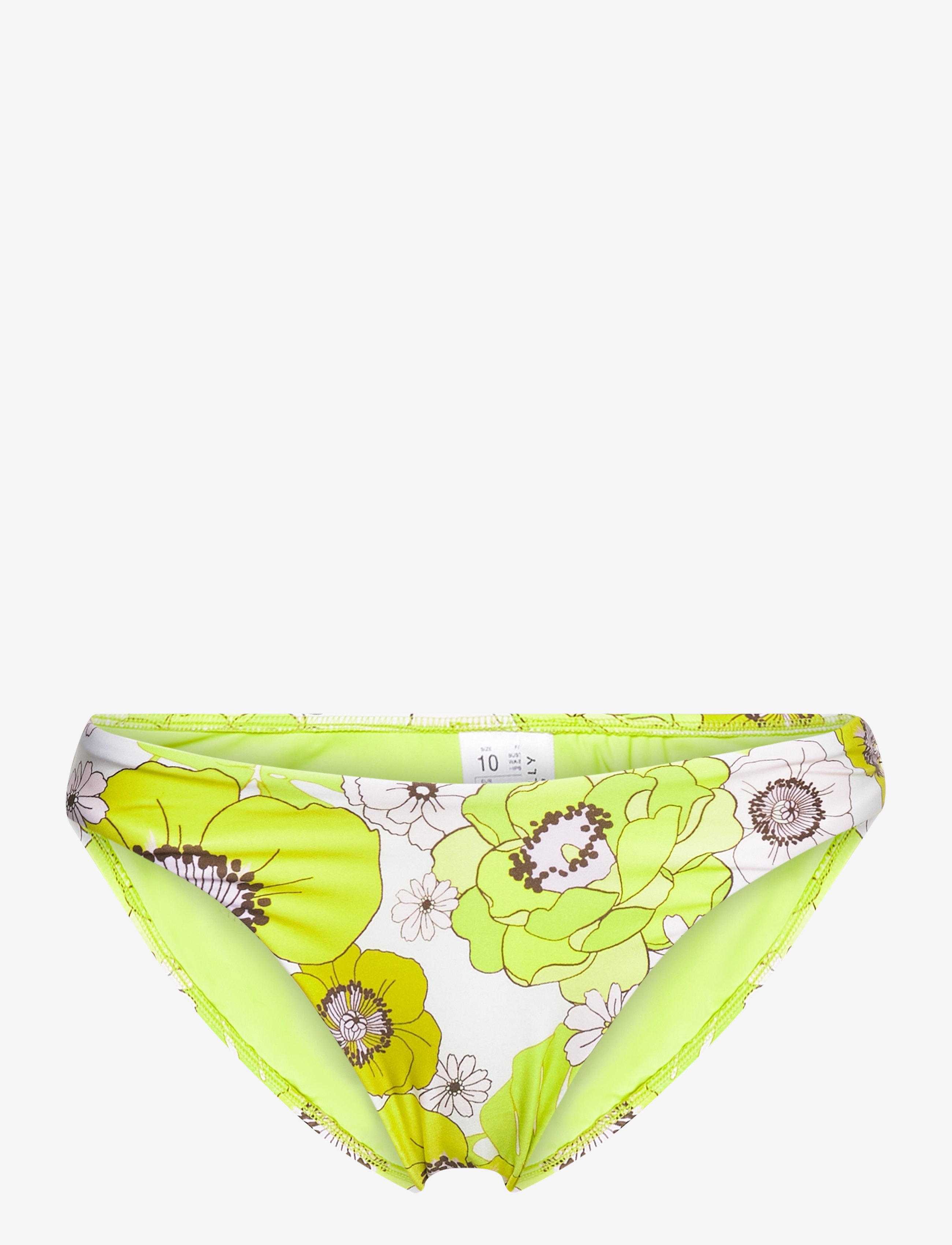 Seafolly SummerOfLove High Cut Pant - Seafolly - WILD LIME / multi