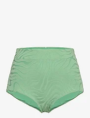 Seafolly - Second Wave High Waisted Pant - high waist bikini bottoms - palm green - 0