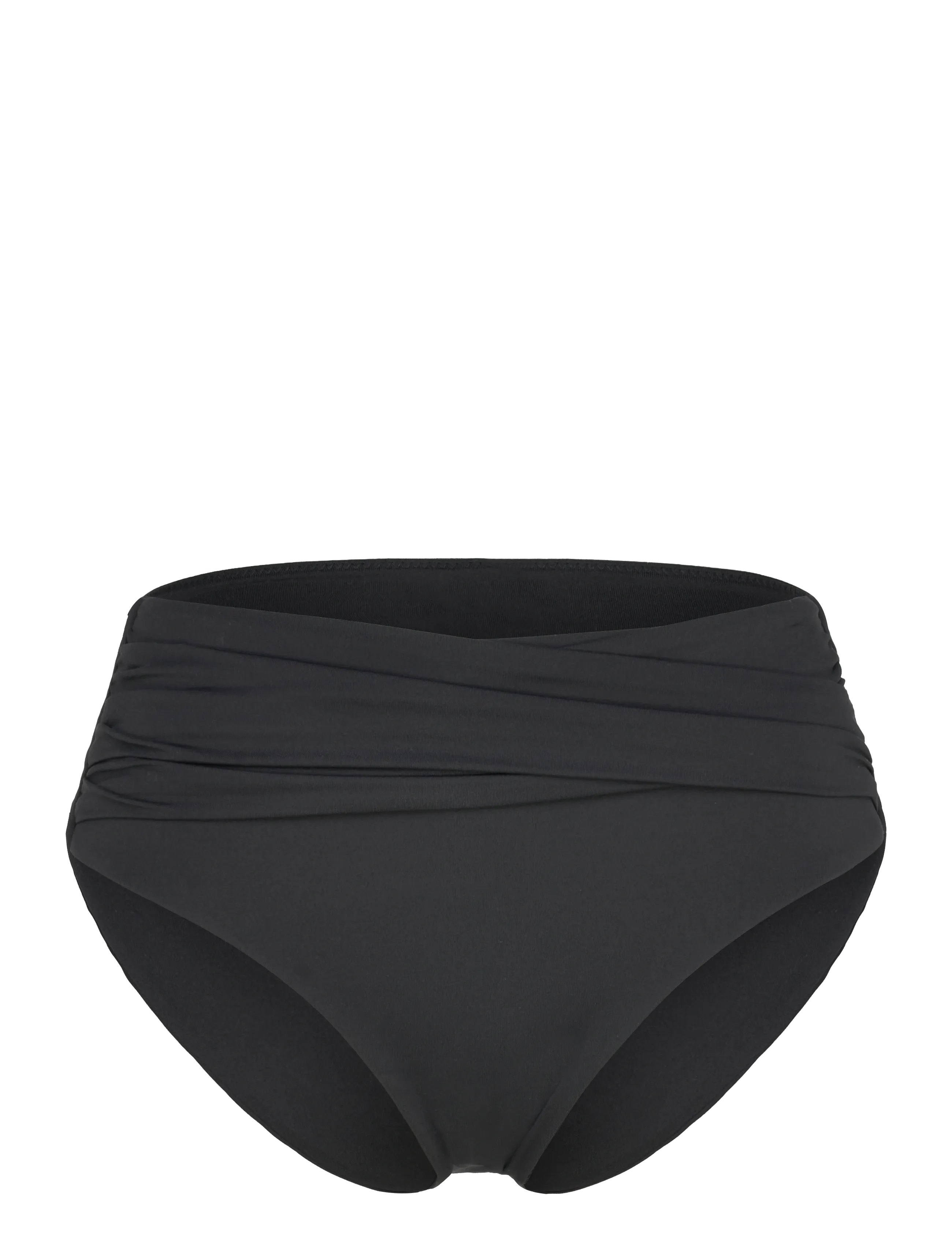 Seafolly S.Collective High Waist Wrap Front Pant - Seafolly - BLACK / black