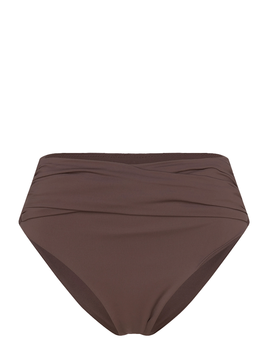 Seafolly - S.Collective High Waist Wrap Front Pant - bikinihosen mit hoher taille - dark choc - 1