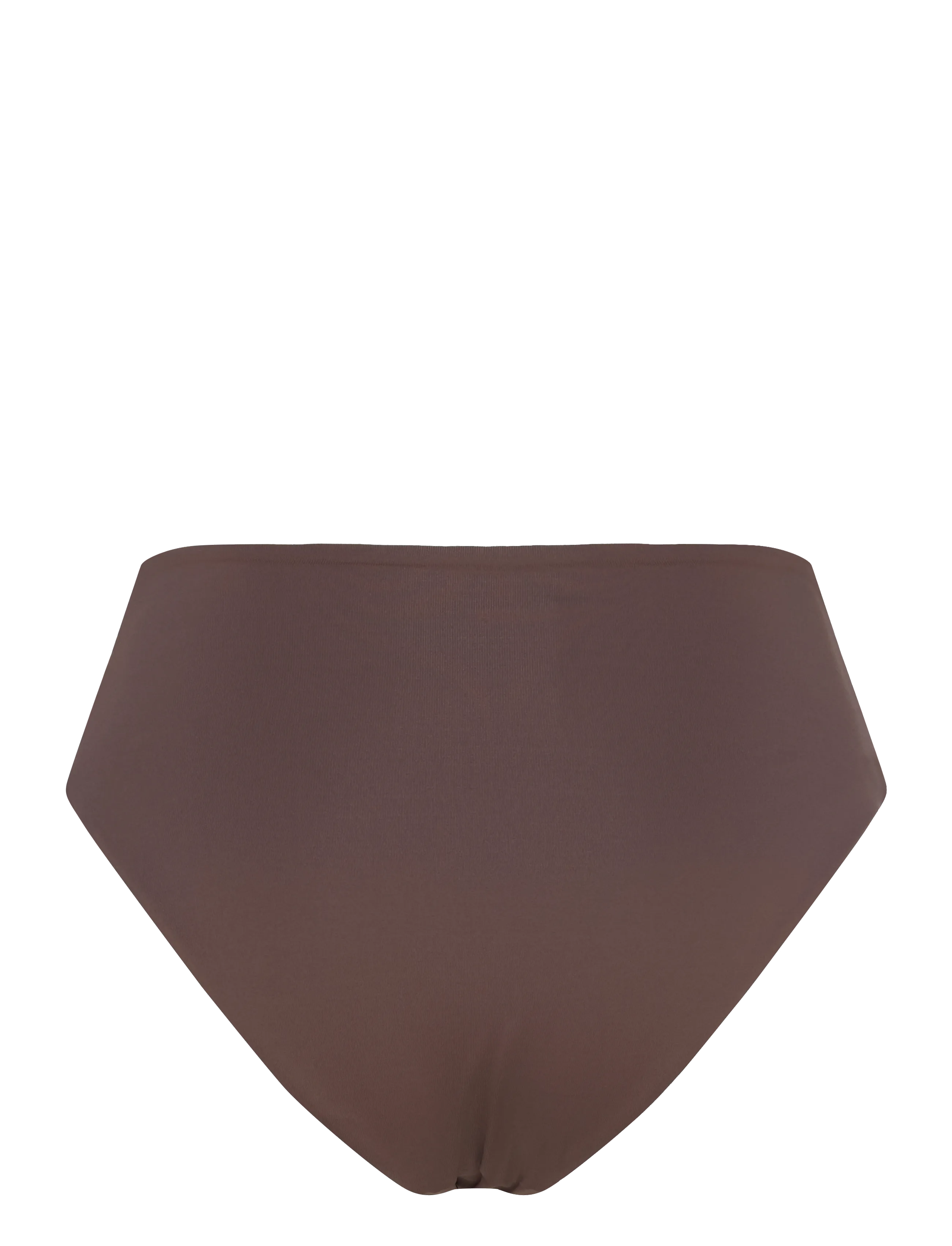 Seafolly - S.Collective High Waist Wrap Front Pant - højtaljede bikinitrusser - dark choc - 1