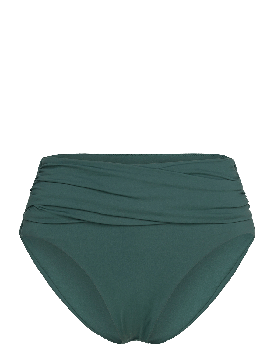 Seafolly - S.Collective High Waist Wrap Front Pant - højtaljede bikinitrusser - evergreen - 1
