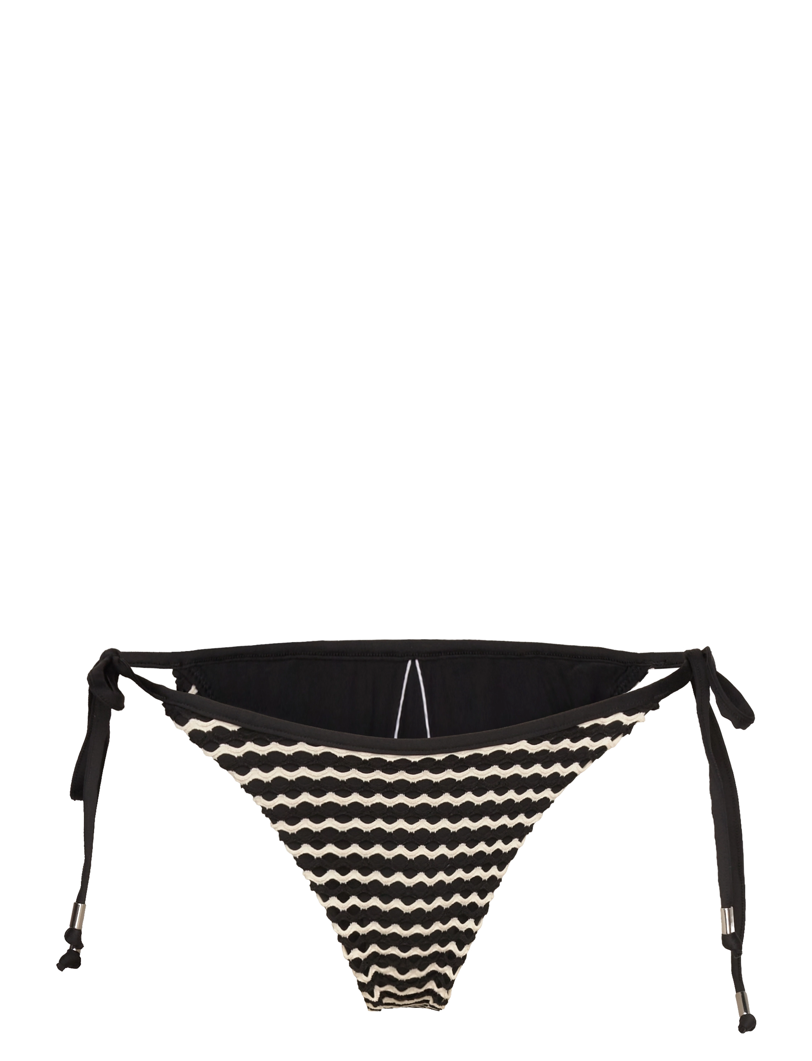 Seafolly Mesh Effect Tie Side Rio Pant - Seafolly - BLACK / black