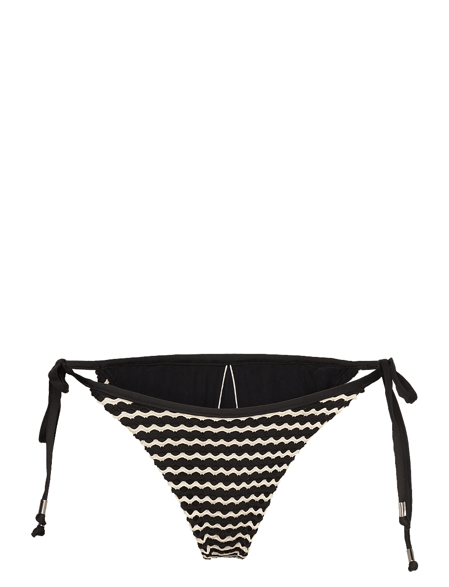 Seafolly - Mesh Effect Tie Side Rio Pant - side tie bikinitrosor - black - 1