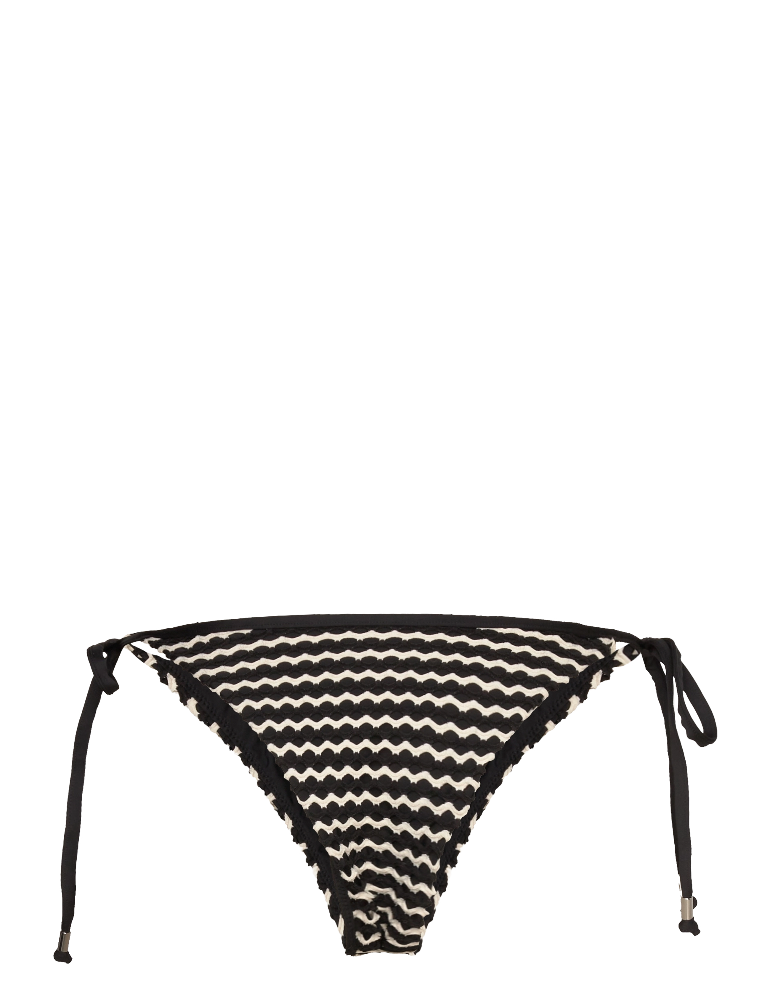 Seafolly - Mesh Effect Tie Side Rio Pant - side tie bikinier - black - 2