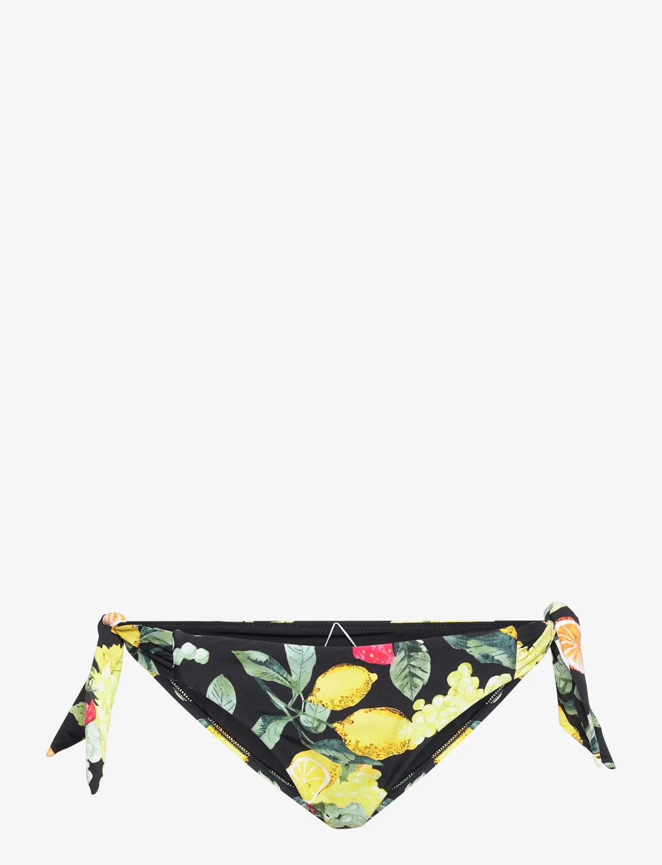 Seafolly - Lemoncello Tie-Side Pant - side tie bikinis - black - 0