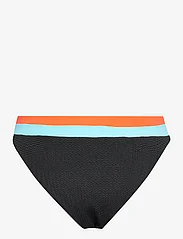 Seafolly - SliceOfSplice Spliced High Rise - high waist bikini bottoms - black - 1