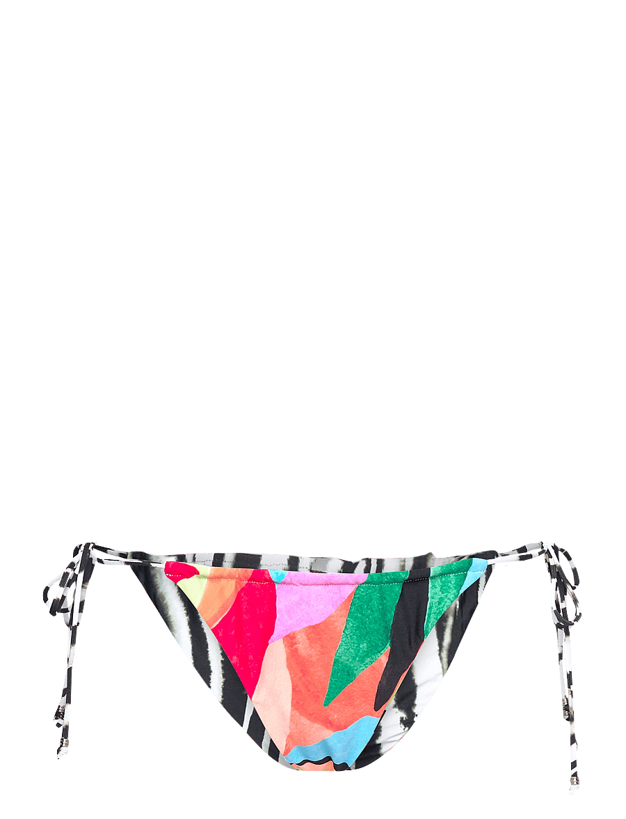 Seafolly - Tropfest Reversible Drawstring Rio Pant - side tie bikinitrosor - aquamarine - 0