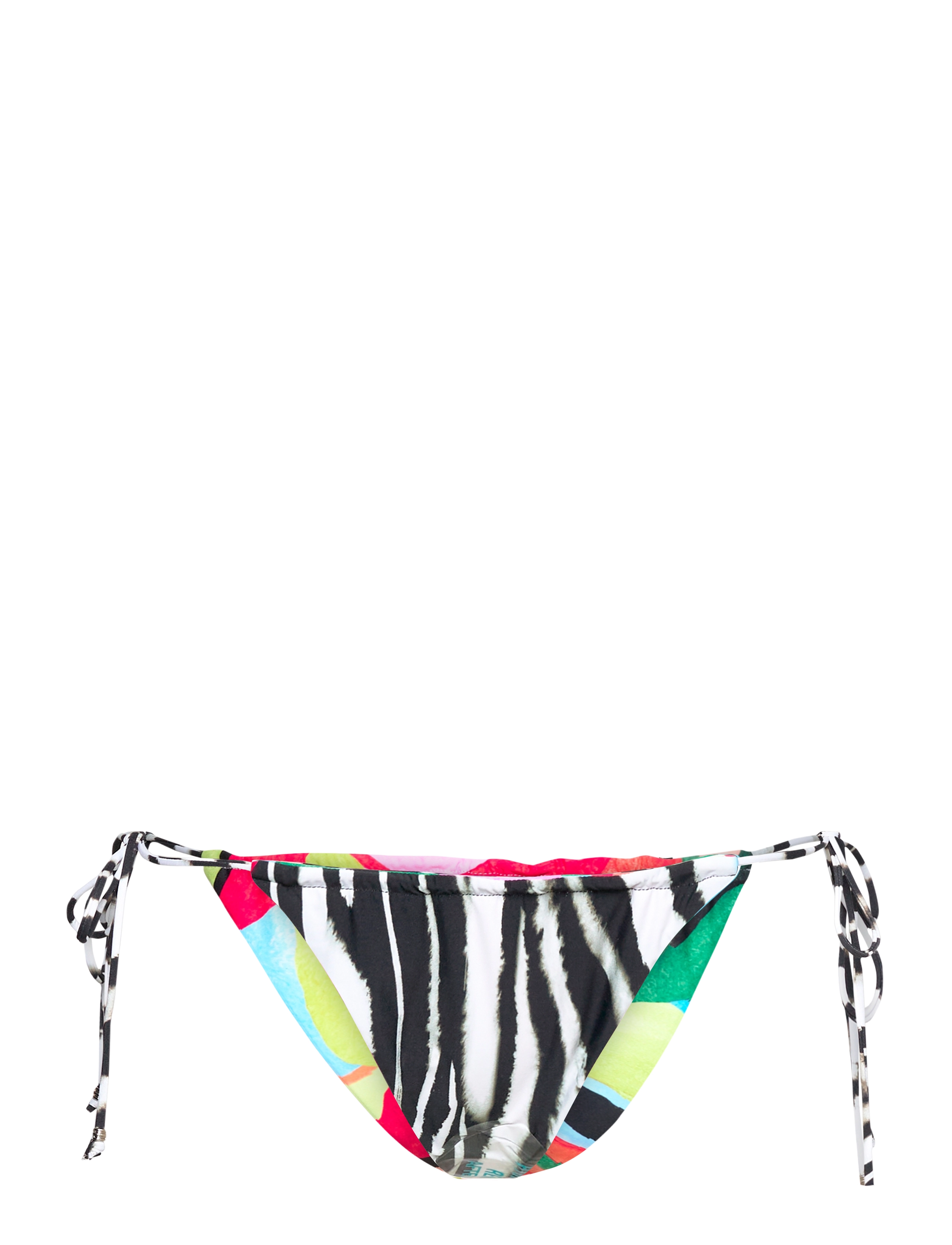 Seafolly - Tropfest Reversible Drawstring Rio Pant - side tie bikinitrosor - aquamarine - 2