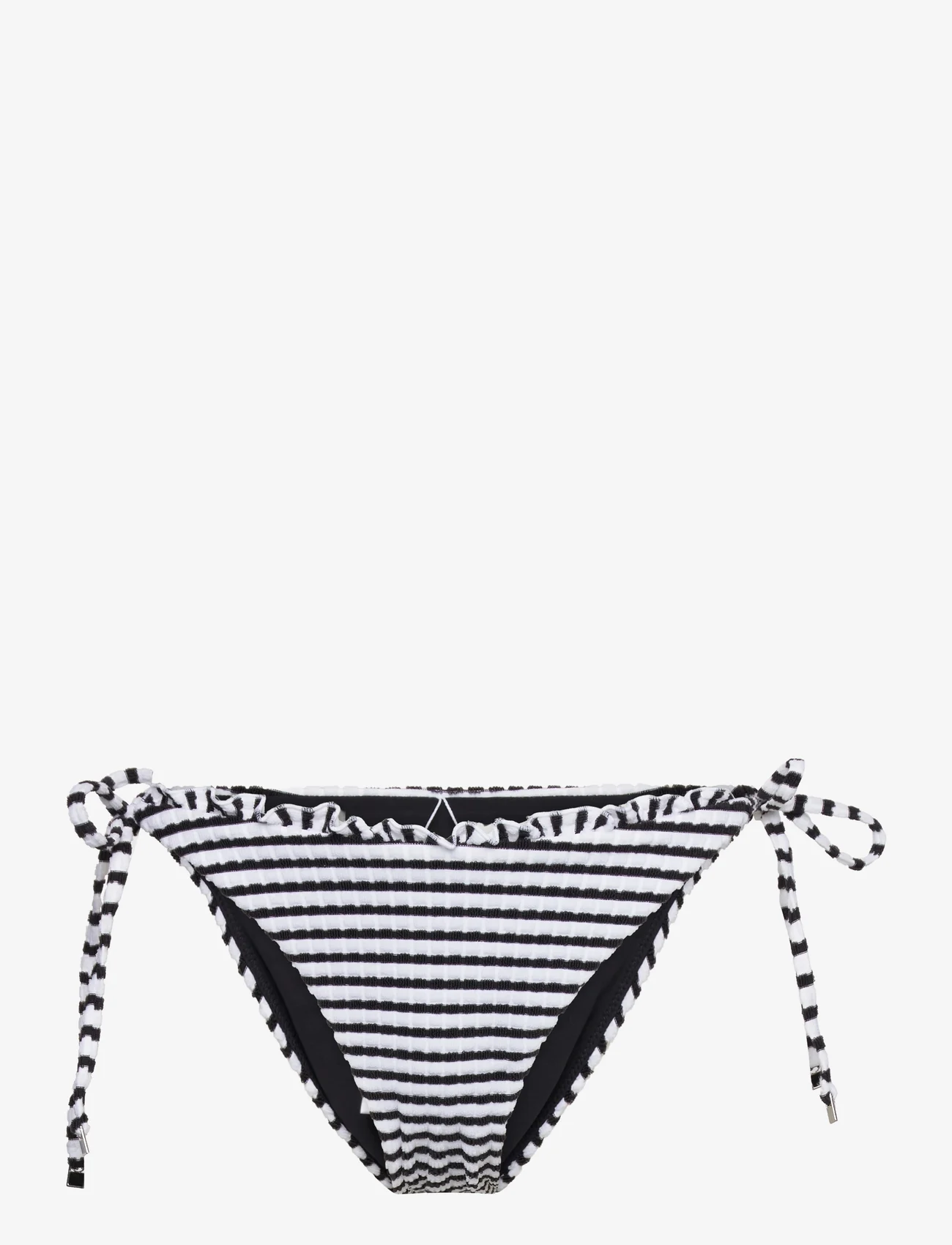 Seafolly - Sorrento Stripe Tie Side Rio - side tie bikinier - black - 0