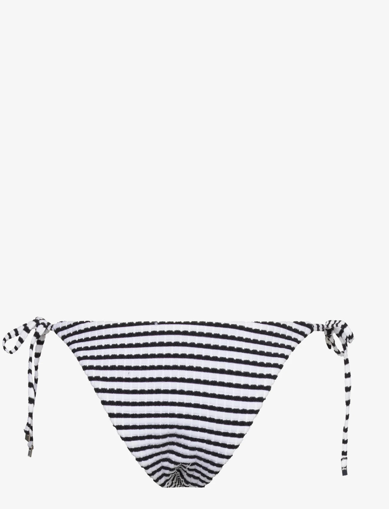 Seafolly - Sorrento Stripe Tie Side Rio - Šonuose segami bikiniai - black - 1