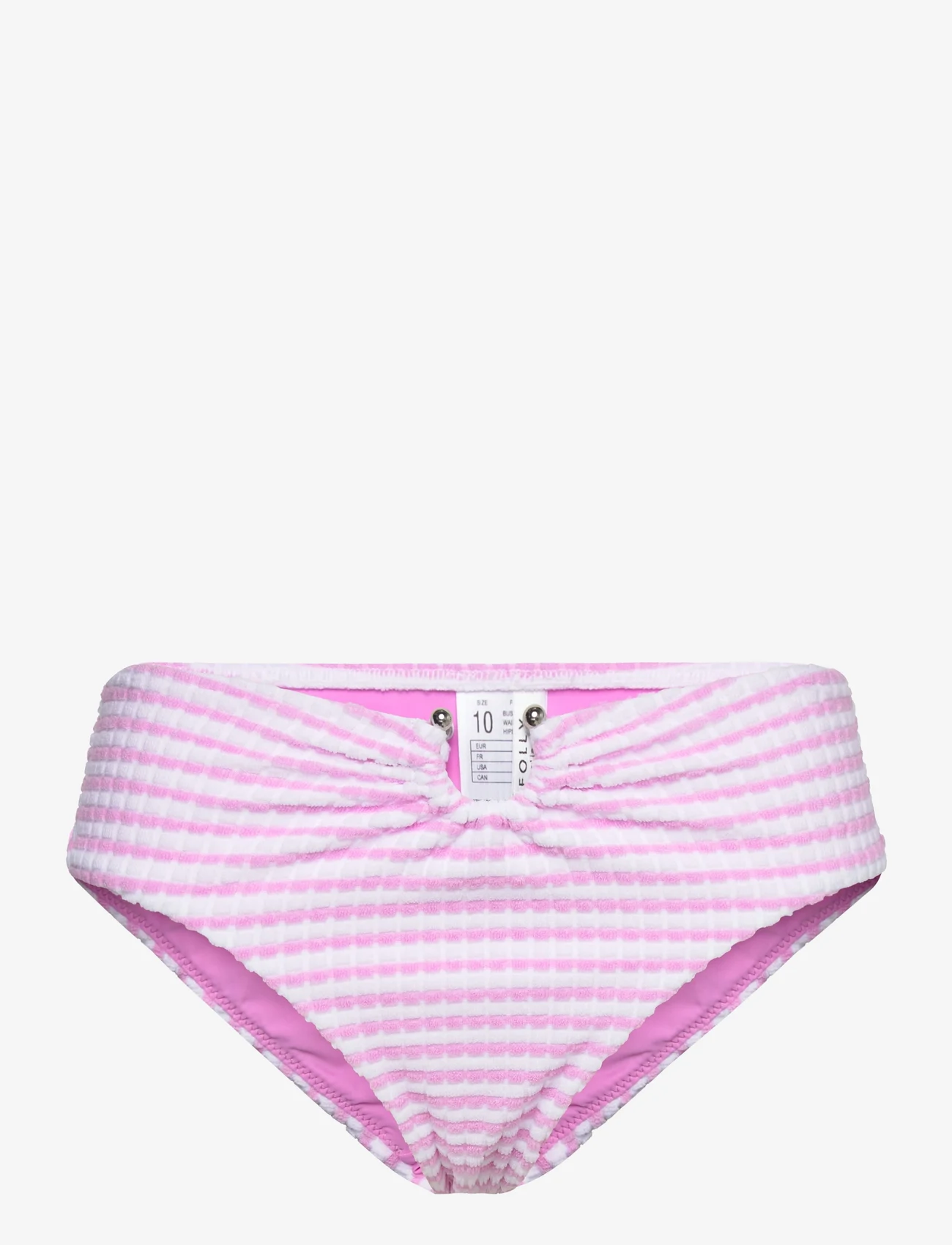 Seafolly - Sorrento Stripe High Rise Pant - bikini z wysoką talią - parfait pink - 0