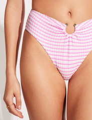 Seafolly - Sorrento Stripe High Rise Pant - high waist bikini bottoms - parfait pink - 2