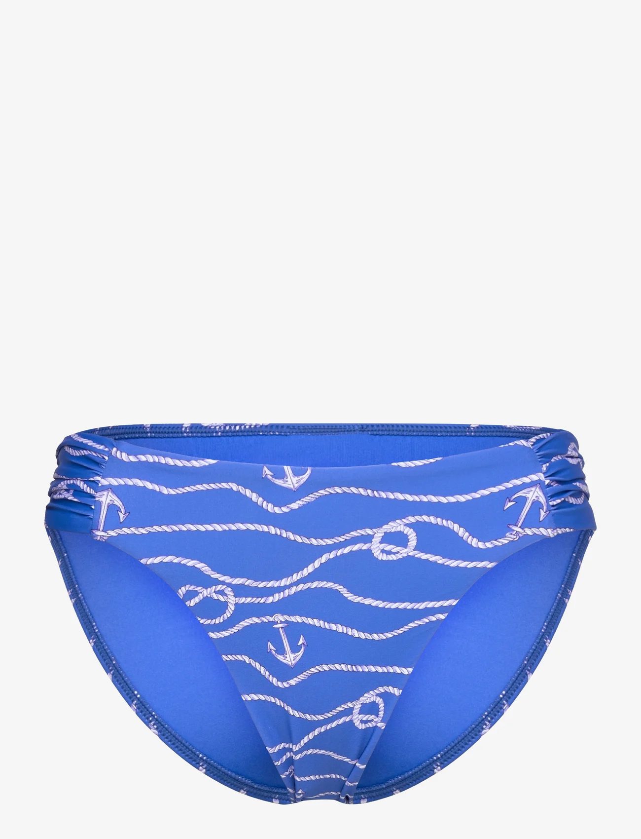 Seafolly - Set Sail High Leg Ruched Side Pant - bikini truser - azure - 0