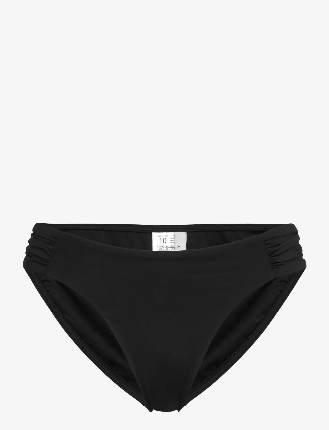 Seafolly - S.Collective High Leg Ruched Side Pant - majtki bikini - black - 0