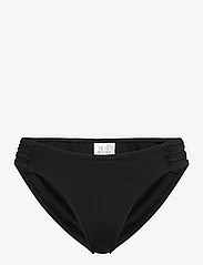 Seafolly - S.Collective High Leg Ruched Side Pant - majtki bikini - black - 0
