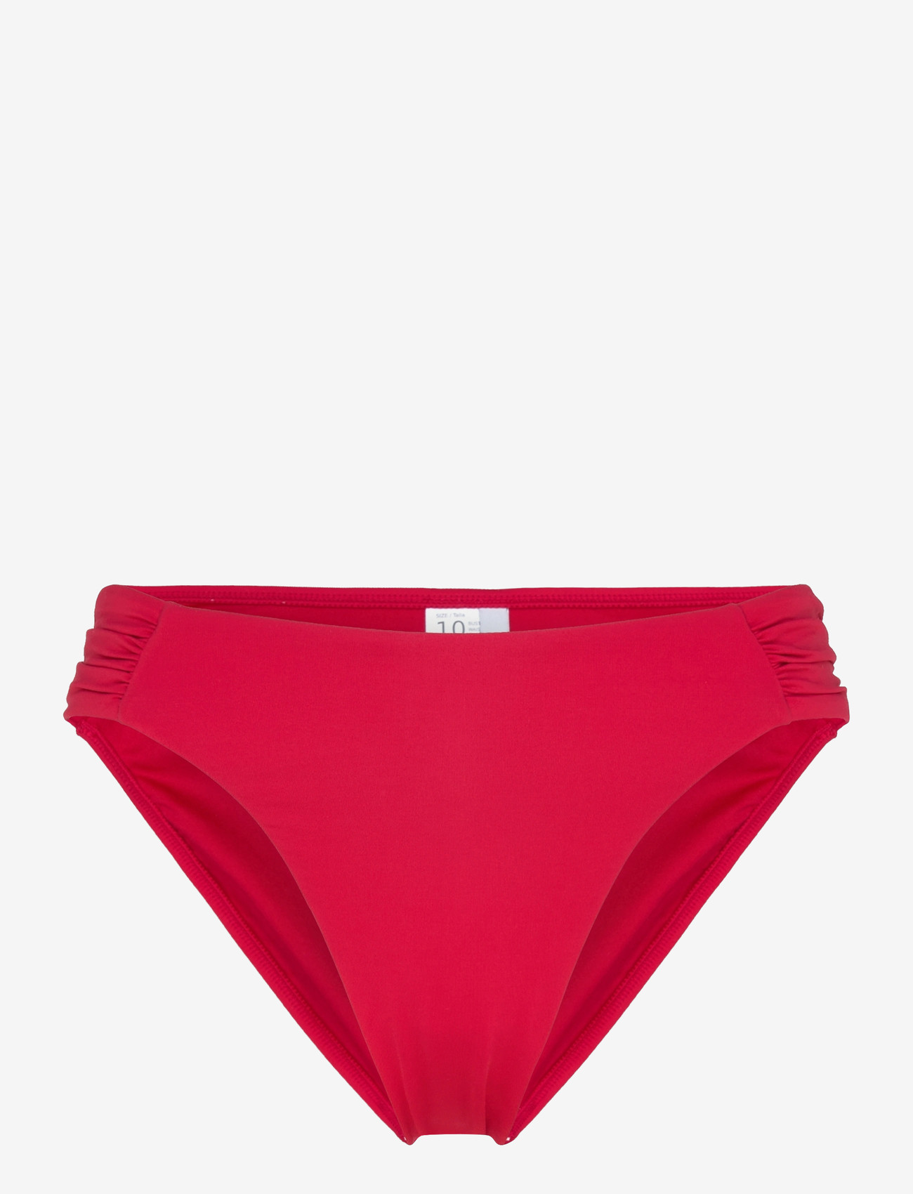 Seafolly - High Leg Ruched Side Pant - bikini-slips - cosmo red - 0