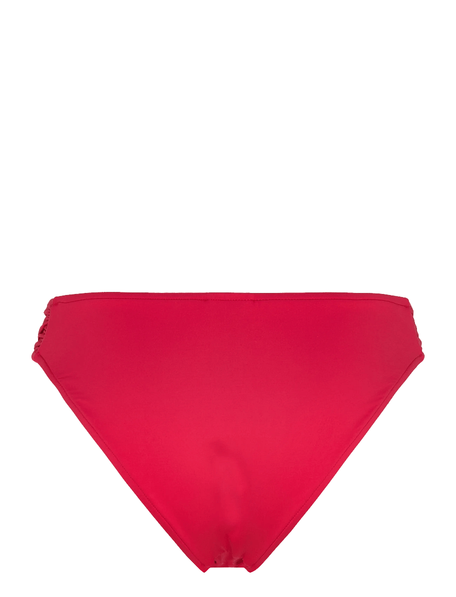 Seafolly - High Leg Ruched Side Pant - bikini-slips - cosmo red - 2